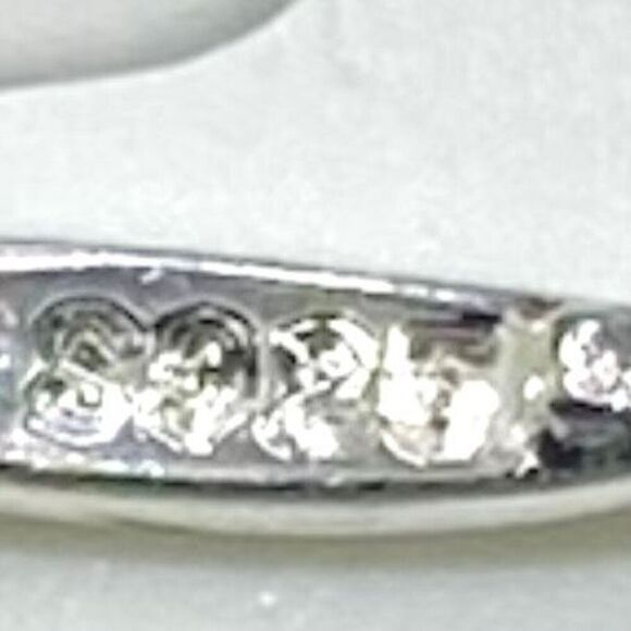 AUK Silver 925 Flower & Crystal Butterfly Dangles - Picture 10 of 10